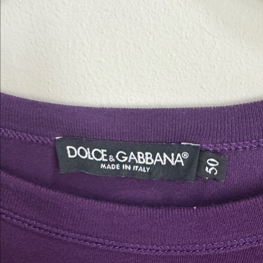 Dolce & Gabbana Rich Purple Tee - Picture 7 of 7